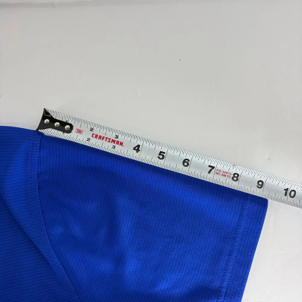 Under Armour HeatGear Mens Golf Polo Shirt Royal Blue Large - Picture 5 of 14